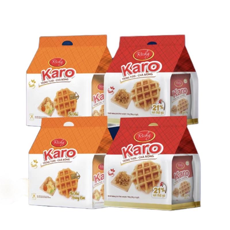  Karo - Combo 3 gói Bánh Karo tươi 2 vị Cam & Phô Mai Hoàng Kim Đỏ sợi gà date mới ngon tuyệt vời bánh tươi hsd 30-35 ngày kể từ nsx 