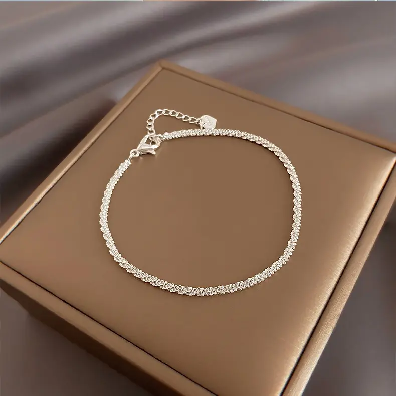 K06 Gelang Wanita Simple Aksesoris Fashion Plastik Rantai