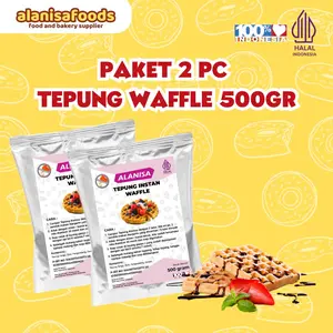 PAKET HEMAT 2 TEPUNG WAFFLE 500GR