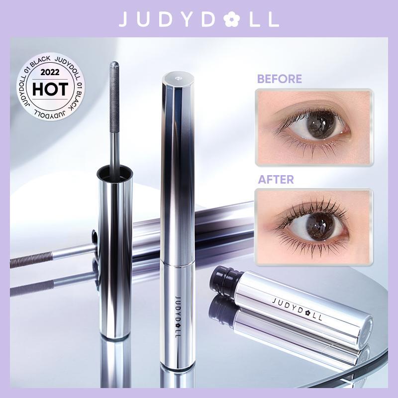 JUDYDOLL Iron Mascara Tơi mi Giữ cong dài mi Chống nước Chống lem Lâu trôi 2g & 3g