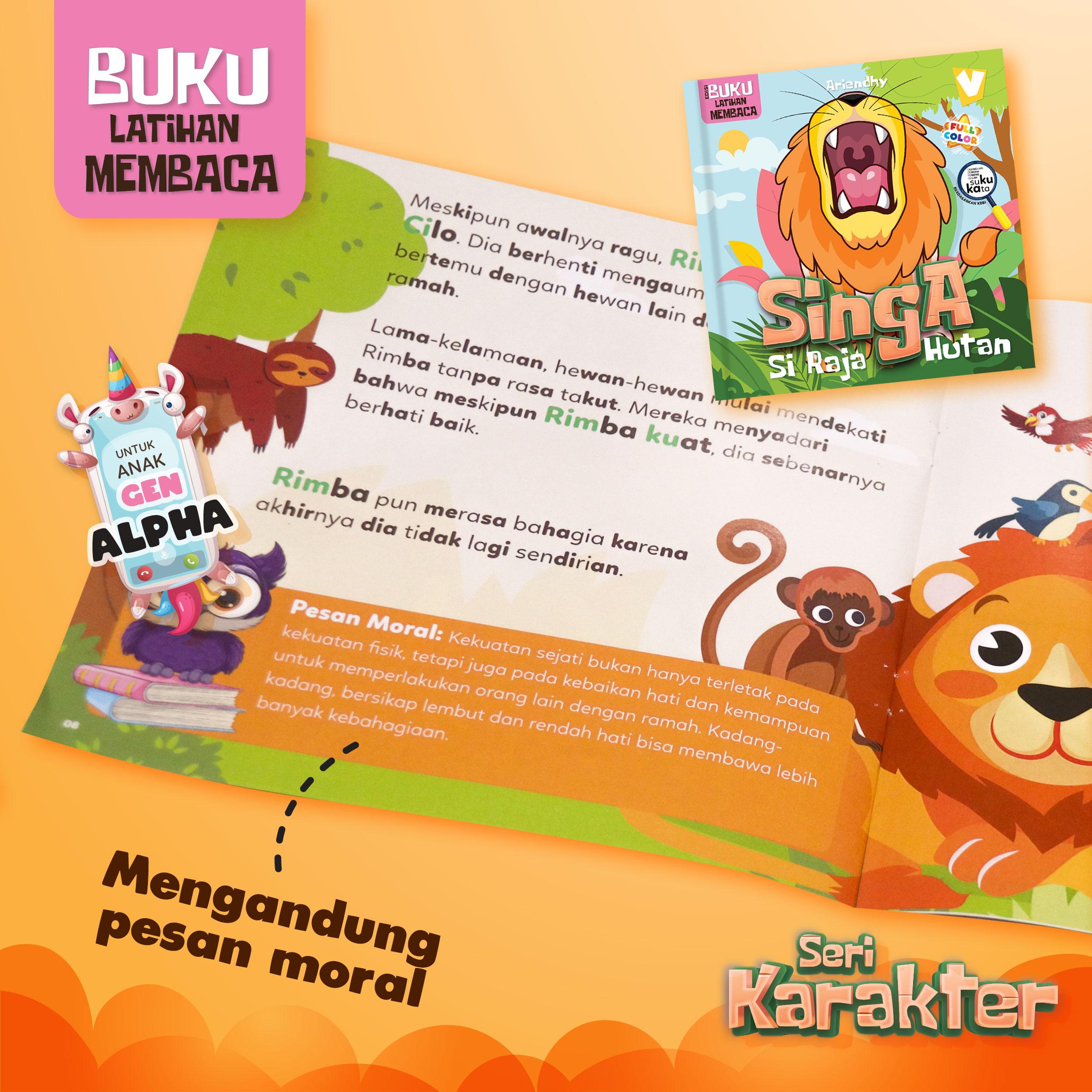 Buku Latihan Membaca - Edisi Dongeng - Gavins Story Books