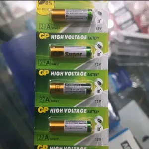 Baterai Remot Mobil GP ORIGINAL 1 Lembar isi 5 pcs // Mercury 23A 27A 12V / baterai Alkaline Hight Voltage