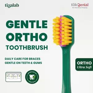 KLIK DENTAL Tigalab Gentle Ortho Toothbrush