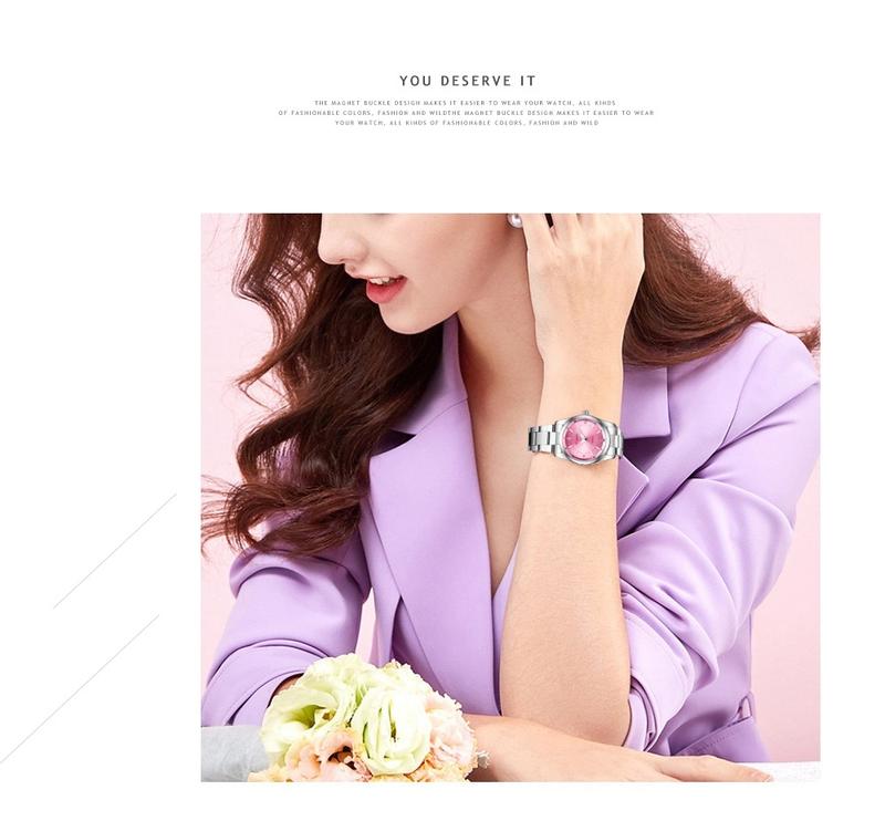 Product Introduction of ARLANCH Simple Korean Style Women's Watch Trend Quartz Waterproof Stainless Steel Watch 310 31