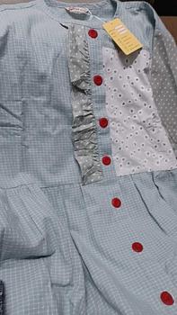Product Review of SEO GAMIS SEMUT BY SYAINA TERBARU DAN KEKINIAN  Katun Polos Linen Muslim Nyaman Wudhu Wanita Dress Dewasa Lebaran gam is cantik from n**l 0