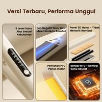 Gambar (BISA COD) KUCUU Catokan Rambut catokan curly catok 2 in 1 Hair Straightener Pelurus Sisir Pelurus Rambut Tampilan LED - Khaki dari Future Upin_NEW Kota Tangerang 3 Tokopedia