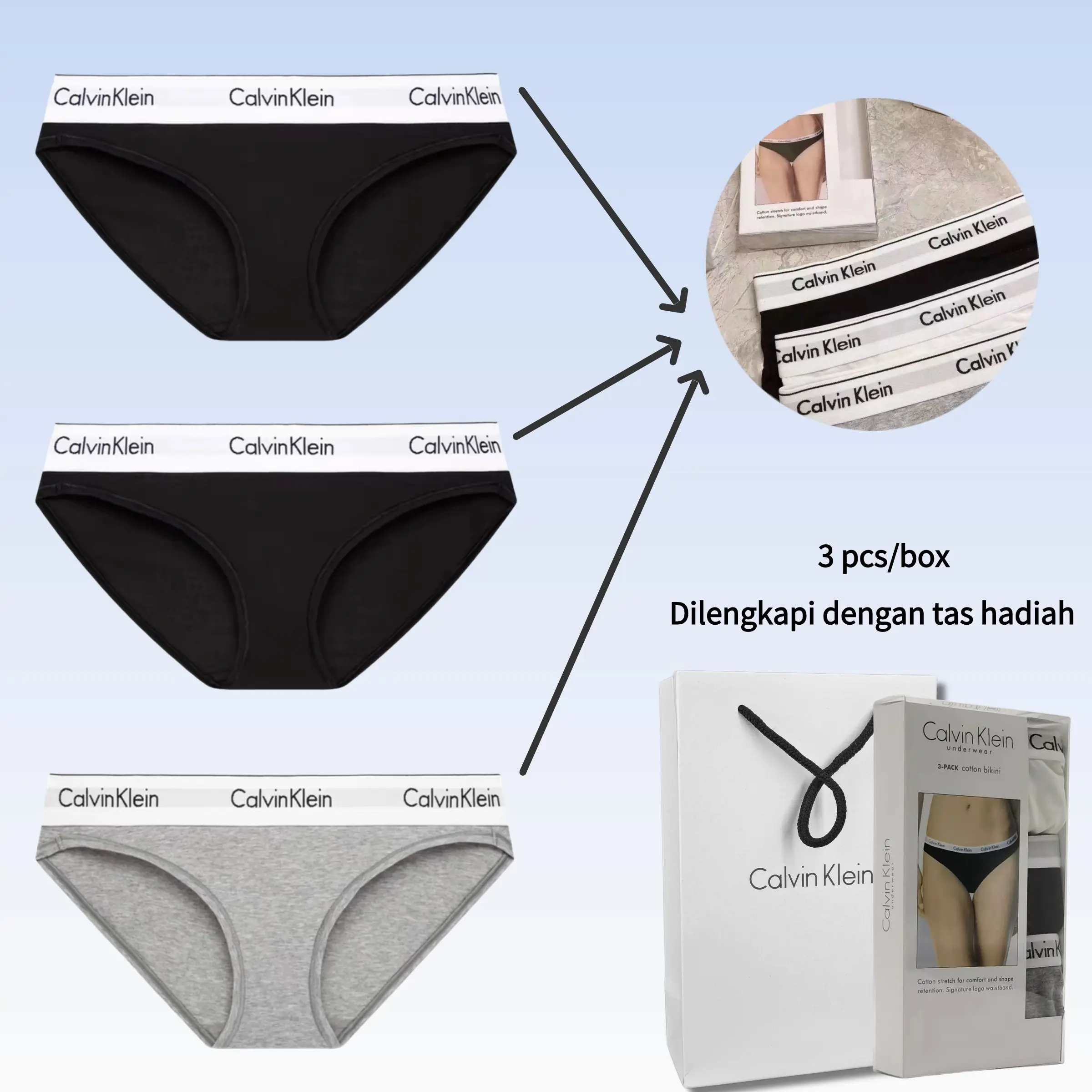 Hitam + Hitam + Abu-abu