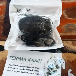 KY X55 Earphone Tidur Suara Stereo Level HiFi, Tahan Air iPX5, Mikrofon Internal, ENC Noise Reduction Layar Digital Cerdas Kontrol Sentuh untuk iPhone dan Android