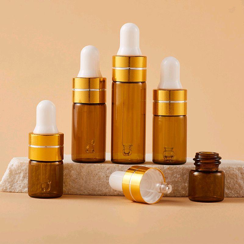 COMBO 10 CÁI Chai Chiết Serum Mỏng 2ml 3ml 5ml | Lọ Thủy Tinh Đựng Tinh Dầu Nước Hoa & Mỹ Phẩm