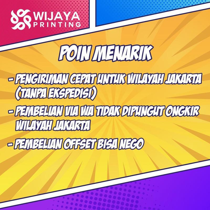 Print Art Cartoon 190gsm A3+, Print A3+, Cetak Art Carton 1