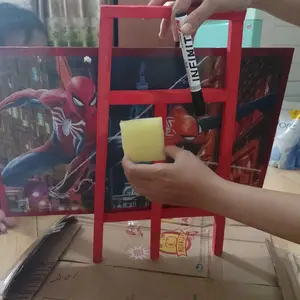 papan tulis anak,white board anak karakter ((DENGAN PENYANGGA DAN TANPA PENYANGGA))