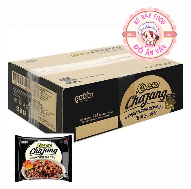 MÌ TRỘN TƯƠNG ĐEN KORENO Hàn Quốc thùng 20 gói