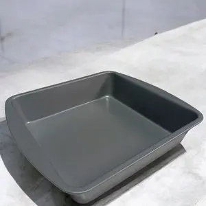 Loyang Bolu Kotak/Square/Marmer ANTI LENGKET cetakan kukus Lapis Mini Kue kering oven tangkring