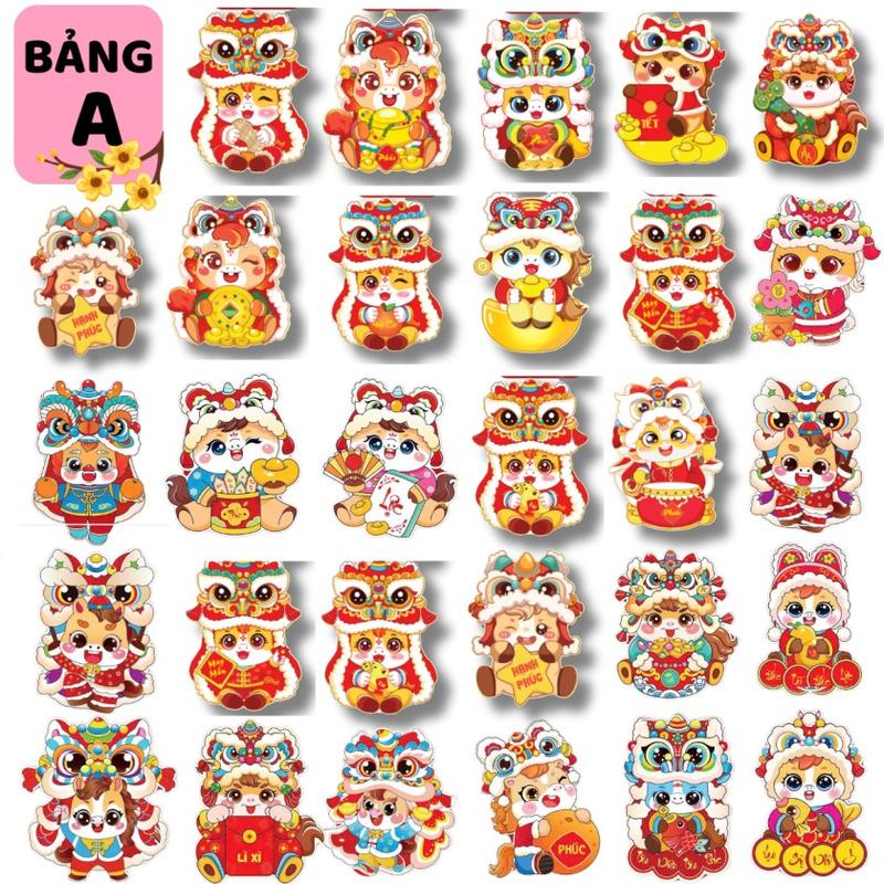 Bao Lì Xì Tết 2026 Lì Xì Chibi BẢNG A Phản Quang Ngựa Hottrend Bính Ngọ Chất Đẹp