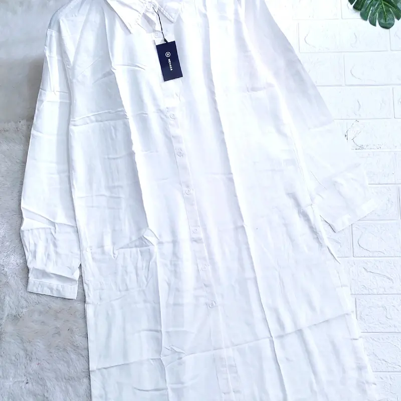 LONG TUNIK POLOS DEWASA RAYON | WAJIB TANYA STOK (BISA COD) 8