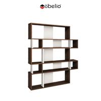 Gambar Mobelio - Rak Buku Pembatas Ruangan Bookshelf Elegan Modern dan Minimalis dari Mobelio Kab. Bogor 1 Tokopedia