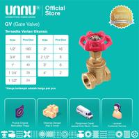 Gambar UNNU Gate Valve - GV 1/2" dari UNNU.official Kab. Gresik 4 Tokopedia