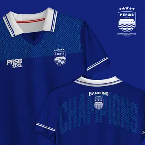 Baju Jersey Champions Hattrick Bintang 5  Back To Back Retro Kaos Tshirt Full Printing Bahan Tebal Adem Kaos Tshirt Retro Sport Olahraga