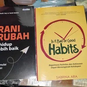 PAKET ISI 2 BUKU MOTIVASI / IS IT BAD OR GOOD HABITS / BERANI BERUBAH  / SURAT YASIN