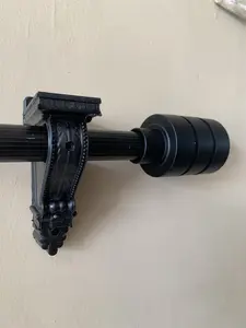 Rollet Gordyn Minimalis Batang Gorden Full Set Warna Hitam Dof Tirai Pintu Jendela