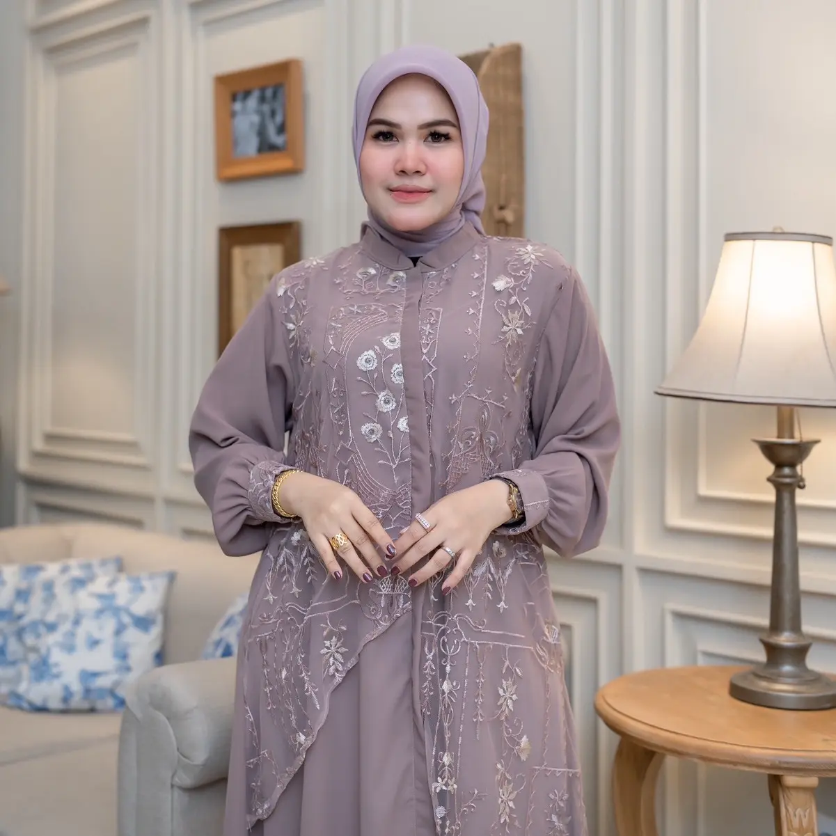 Zahra Big Size M031 Baju Dress Wanita Pesta