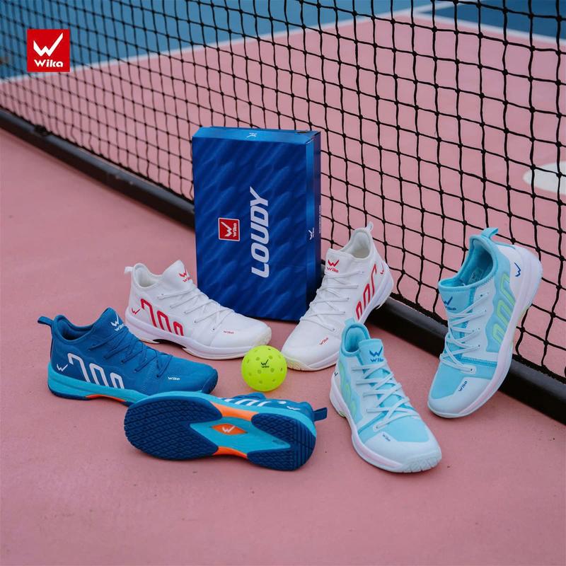 Giày Wika Loudy Cổ Cao Ôm Chân Bám Sàn Tốt | Giày Pickleball Nam Nữ