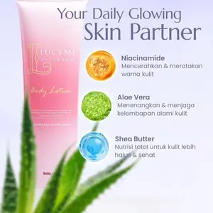 [ORIGINAL BodyLation] Lucyme BodyLation & Shine Body Lation Perawatan Kulit Memutihkan Kulit Mencerahkan Serta Melembutkan Kulit skincare wajah glowing Pencerah Pelembab Muka