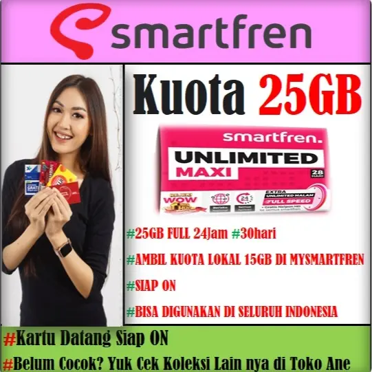 SMARTFREN 25GB