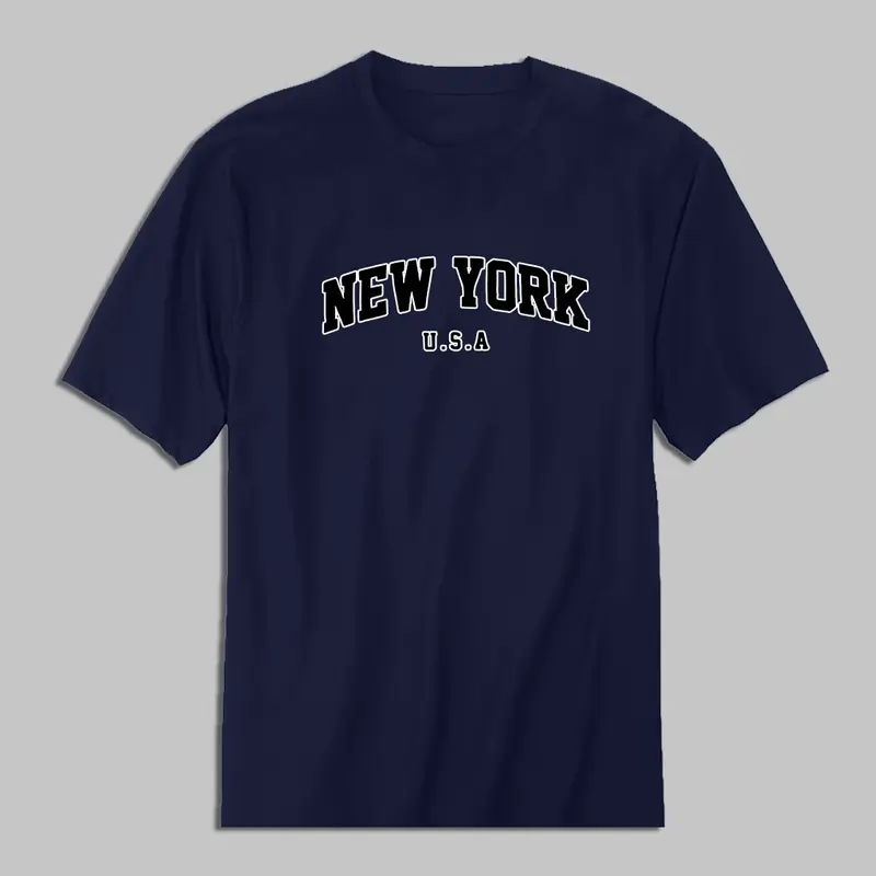 KAOS PRIA MOTIF NEY YORK KAOS DISTRO SABLON DIGITAL,SIZE M,L,XL,XXL Nyaman Tshirt Keren bajudistro Katun Lembut Oblong Atasan Dewasa Simple Unik Panjang Pendek 5