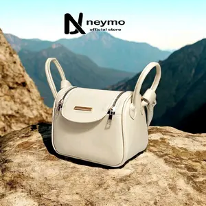 Tas bahu tas jinjing Wanita Neymo Evlin Kulit Hitam - Desain Minimalis dan Stylish, Bahan Berkualitas