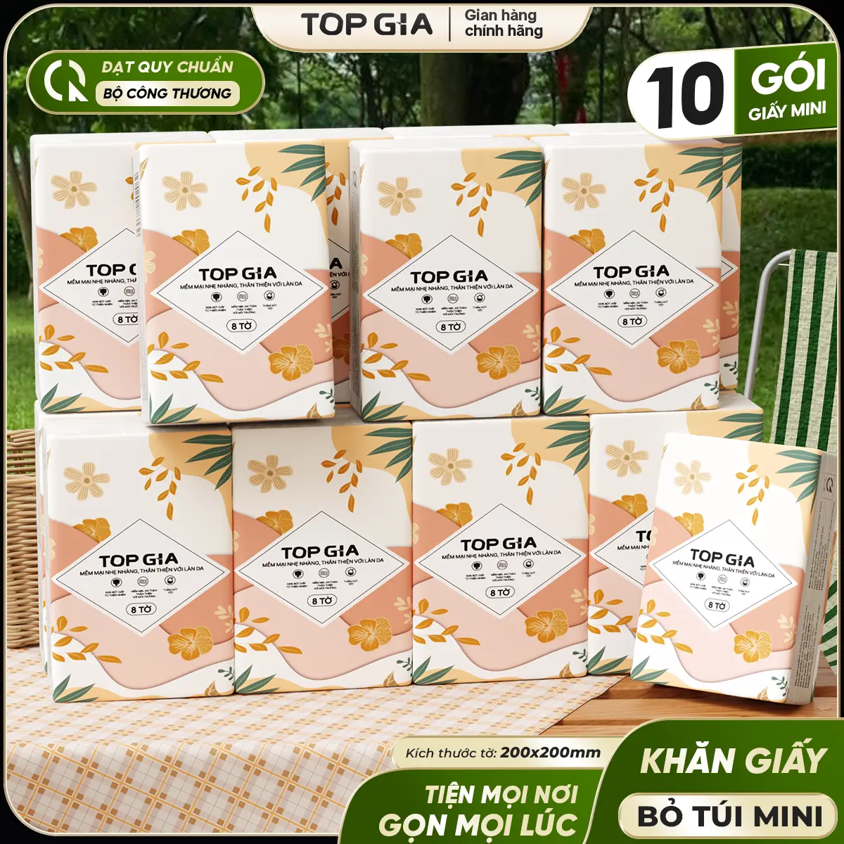 Đánh Giá Khăn Giấy Mini Tiểu Hạ Top Gia: 4 Lớp Dập Vân 4D, Khổ Lớn 20x20cm, Chuẩn Bộ Công Thương