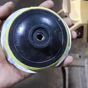 (10 PCS) AMPLAS + TATAKAN AMPLAS 4" 1 PCS+ 10 PCS AMPLAS TEMPEL VELCRO