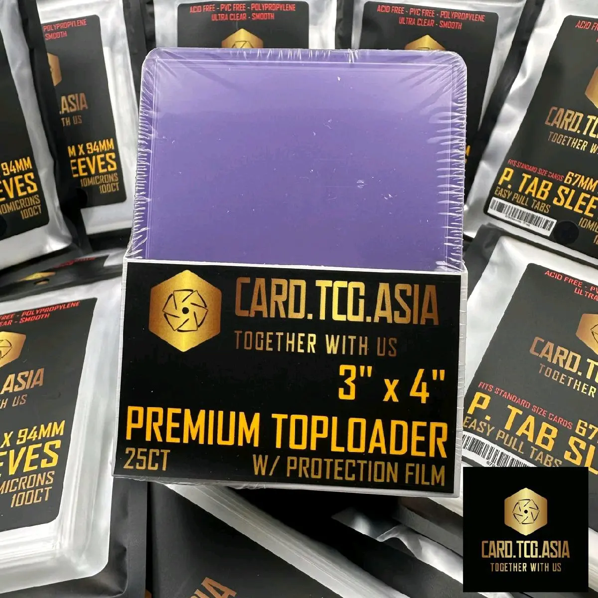 CTA Premium Toploaders 3"x4" with Protection film 25CT