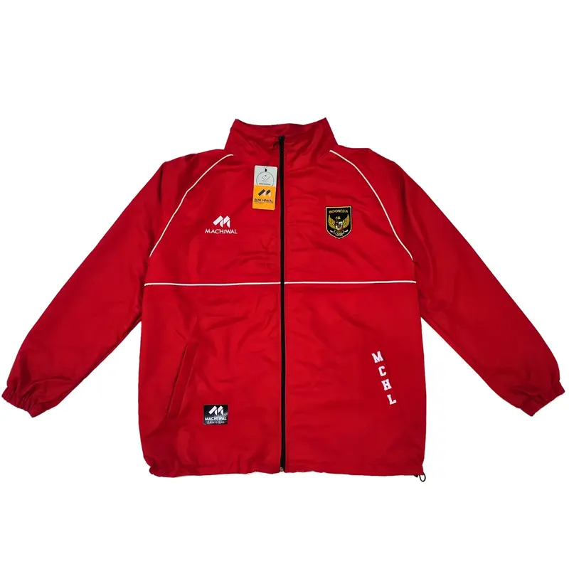 Jaket Parasut Vintage trektop Garuda Tangan Panjang timnas Indonesia pria Wanita Original Machiwal Nyaman Santai 0