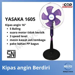 Kipas Angin Berdiri YSK 16 INCH/Kipas Angin Berdiri/Kipas Angin YASAKA 1605 Baling 5