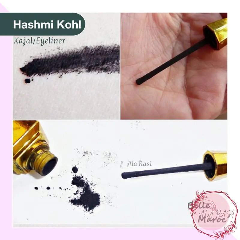 Celak Mata Kohl Aswad dan Surma Piala Herbal Asli Pakistan - Eyeliner, Hitam Pensil 2