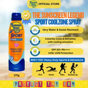 Banana Boat Ultramist Sport Coolzone Sunscreen Spray SPF 50+ 170 gr