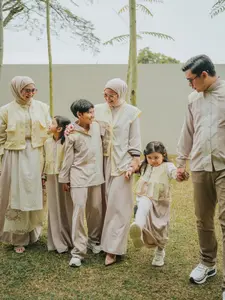 Series AURORA by Numiaa Fashion I Series Lebaran by Numiaa Fashion I Lebaran 2026 Dress Oneset Sarimbit Keluarga Anak