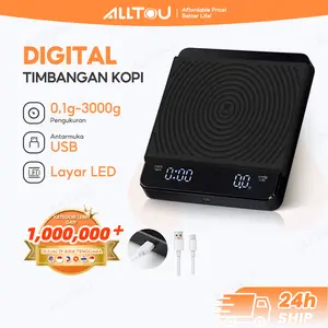 ALLTOU Timbangan Dapur Digital 3KG / 0.1GR Timbangan Kopi Digital Coffee Scale Kitchen Scale Kitchenware