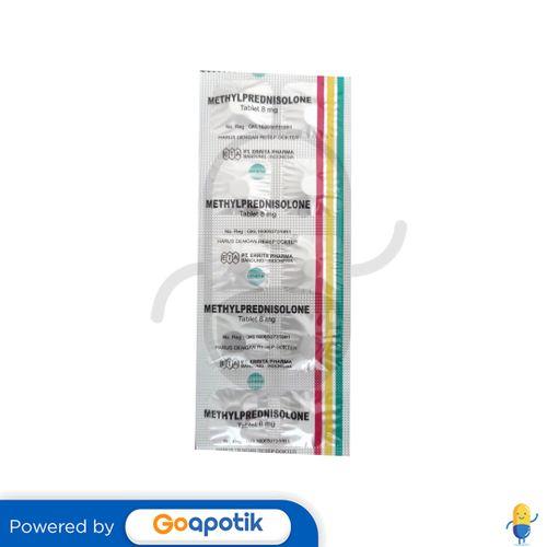 METHYLPREDNISOLONE ERRITA 8 MG STRIP 10 TABLET