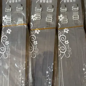 Tali Bra / Tali Bh Transparant Sepasang Bening