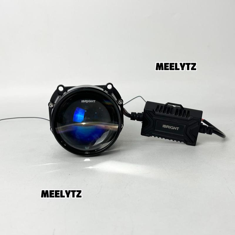 IBRIGHT ZE 70 - Projector Biled 2.5inc Blue Lens ibright ze 70 High Low Putih plus kipas pendingin 3
