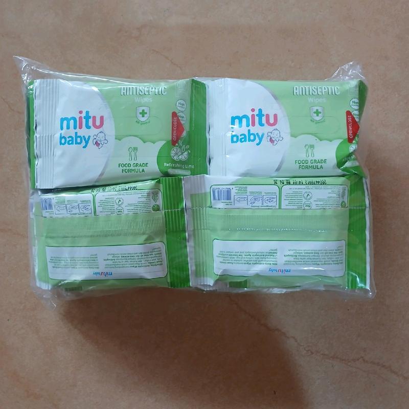 Tissue basah mitu baby sachet isi 24PCS 0