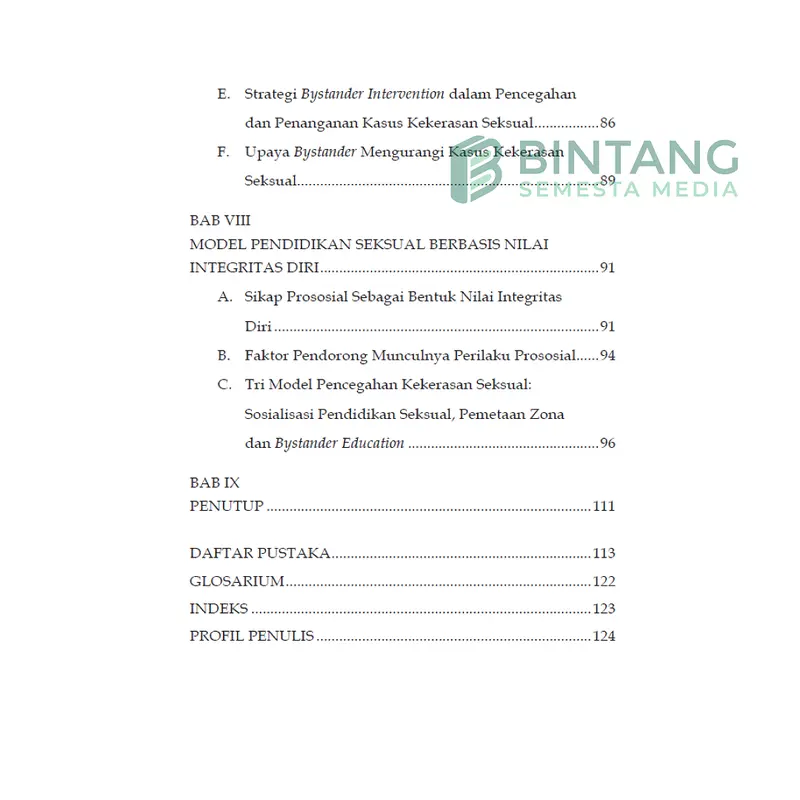 Bystander Education : Pilar Pencegahan Kekerasan Seksual di Kampus - Prof. Dr. Siti Nurbayani, M.Si., Sri Wahyuni, S.Pd., M.A. 6