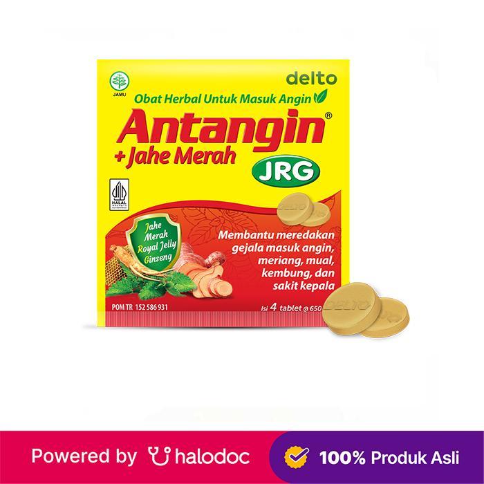 Gambar antangin jrg jahe plus merah strip 4 tablet dari Apotek Halomedika Pekayon Kota Bekasi Tokopedia