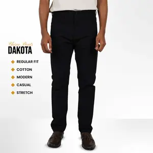 Emba Classic - Dakota Celana Panjang Pria Chino Premium Black