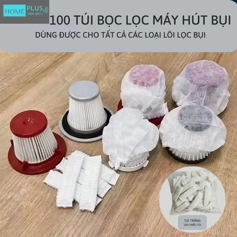 COMBO ~200 Chiếc Màng Lọc Cho Máy Hút Bụi Cầm Tay - Túi Vải Không Dệt Lọc Bụi…
