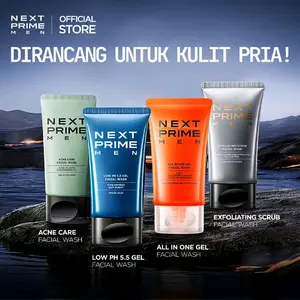 NEXTPRIME Facial Wash 100ml NEXT PRIME Sabun Cuci Muka Pria