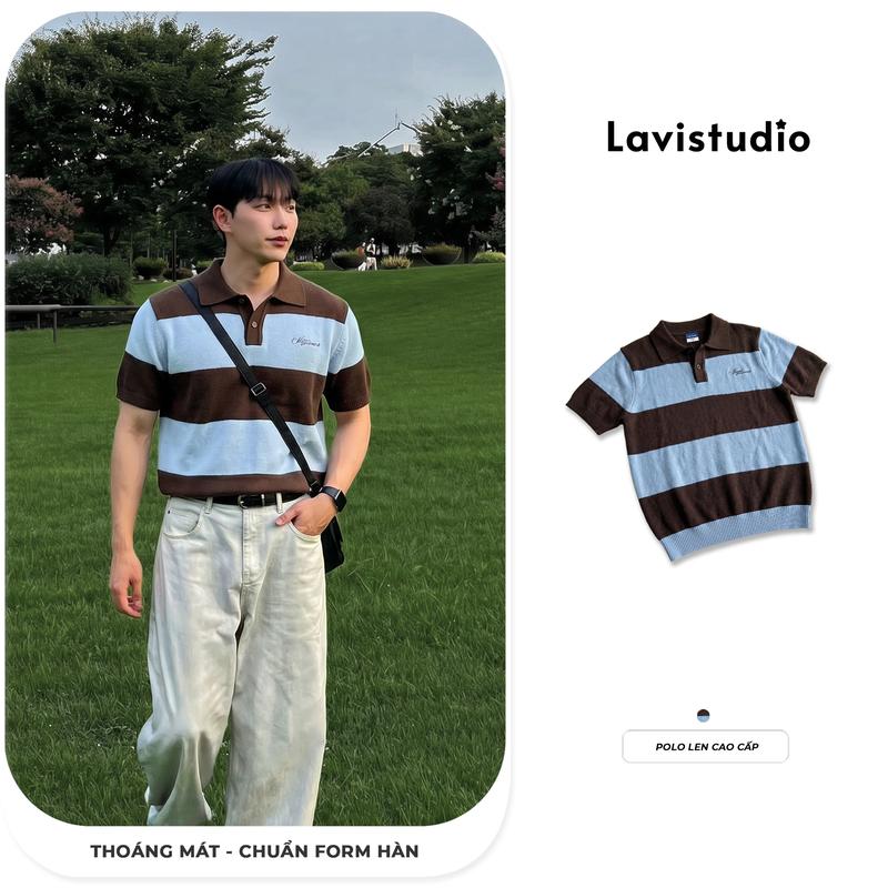 Áo Polo Len Thỏ Form Rộng Hàn Quốc Unisex Lavi Studio/ LEMONN
