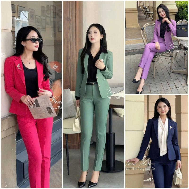   Bán chạy  VANIHOUSE vest công sở TJ50 quần dài Áo Vest nữ Women 